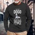 Dogo Argentino Dog Pet Love Rescue Retro Men Women Bark Paw Long Sleeve T-Shirt Gifts for Old Men