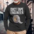 Duct Tape Engineer Heimwerker Lustiges Duct Tape Langarmshirts Geschenke für alte Männer