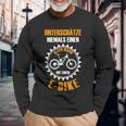 E Bike Fahrrad E-Bike Elektrofahrrad Alten Mann Spruch Langarmshirts Geschenke für alte Männer
