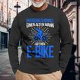 E-Bike Herren Spruch Elektrofahrrad Mann Fahrrad Langarmshirts Geschenke für alte Männer