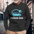 Electric Car Ev Long Sleeve T-Shirt Gifts for Old Men