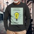 Electric Company Monopoly Long Sleeve T-Shirt Gifts for Old Men