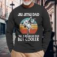 Father’S Day Jiu Jitsu Dad Training Father Vintage Long Sleeve T-Shirt Gifts for Old Men