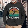 Faustball Legende Für Faustballer Faustballspieler Faustball Langarmshirts Geschenke für alte Männer