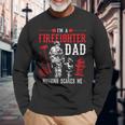Firefighter Dad Fire Rescue Fire Fighter Long Sleeve T-Shirt Gifts for Old Men