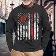 Firefighter Husband Father Legend Fire Rescue Fire Fighter Long Sleeve T-Shirt Gifts for Old Men