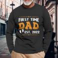 First Time Dad Est 2022 Long Sleeve T-Shirt Gifts for Old Men