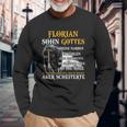 Florian Sohn Gottes Personalisiertes Langarmshirts, Inspirierender Spruch mit Rittermotiv Geschenke für alte Männer