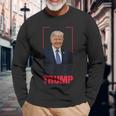 Free Trump Conservative President Donald Prison Jail Trump Long Sleeve T-Shirt Gifts for Old Men