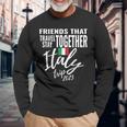Friends That Travel Together Italy Girls Trip 2023 Group Long Sleeve T-Shirt T-Shirt Gifts for Old Men