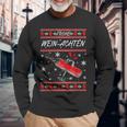 Frohe Wein-Achten Rotwein Liebhaber Weihnachts Glühwein Wein Langarmshirts Geschenke für alte Männer