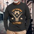 The Gaming Legend Long Sleeve T-Shirt Gifts for Old Men