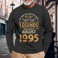 Geburtstagslegenden Wurden Im August 1995 Geboren Langarmshirts Geschenke für alte Männer