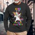 Gigi Of The Birthday Princess Lustiges Einhorn Dab-Geschenk Langarmshirts Geschenke für alte Männer