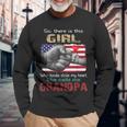 This Girl Who Kinda Stole My Heart She Calls Me Grandpa Long Sleeve T-Shirt Gifts for Old Men
