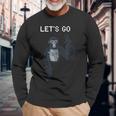 Gorilla Tag Monke Meme Vr Gamer For Adults N Long Sleeve T-Shirt Gifts for Old Men