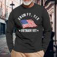 Grumpy Old Vietnam Vet Us Military Vetearan Men Women Long Sleeve T-shirt Graphic Print Unisex Gifts for Old Men
