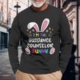 Im The Guidance Counselor Bunny Ears Easter Day Rabbit Long Sleeve T-Shirt Gifts for Old Men