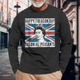 Happy Treason Day British 4Th Of July Long Sleeve T-Shirt Gifts for Old Men