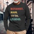 Herren Botaniker Mann Mythos Legende Langarmshirts Geschenke für alte Männer