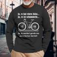 Herren E-Bike Rentner Fahrrad Ebike Elektrofahrrad Spruch Langarmshirts Geschenke für alte Männer