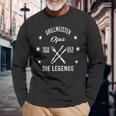 Herren Grillmeister Opa Die Legende V2 Langarmshirts Geschenke für alte Männer