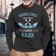 Herren Kajak Opa Paddel Wassersport Kanu Kayak Kajakfahrer Langarmshirts Geschenke für alte Männer