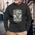 Hines Name In Case Of Emergency My Blood Long Sleeve T-Shirt Gifts for Old Men