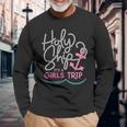 Holy Ship Girls Trip Fun Cruise Vacation Nautical Long Sleeve T-Shirt T-Shirt Gifts for Old Men