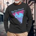 Hot Dad Summer 80S Retro Riding Lawn Mower Long Sleeve T-Shirt Gifts for Old Men
