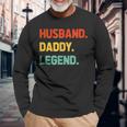 Husband Daddy Legend Fathers Day For Daddy Best Dad Long Sleeve T-Shirt T-Shirt Gifts for Old Men