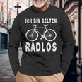 Ich Bin Selten Radlos Fahrradfahrer Fahrrad Fahren Langarmshirts Geschenke für alte Männer