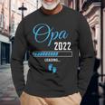 Ich Werde Opa 2022 Loading Langarmshirts, Schwangerschaftsverkündung Geschenke für alte Männer