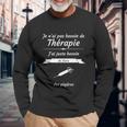 Infirmière Besoin De Thérapie Long Sleeve T-Shirt Geschenke für alte Männer