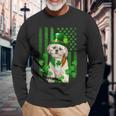 Irish Shih Tzu St Patricks Day Leprechaun Shih Tzu Long Sleeve T-Shirt Gifts for Old Men