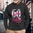 Its My 60Th Birthday Queen 60 Years Old Shoes Crown Diamond Long Sleeve T-Shirt Gifts for Old Men