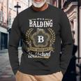 Its A Balding Thing You Wouldnt Understand Shirt Balding Crest Coat Of Arm Long Sleeve T-Shirt Gifts for Old Men