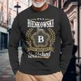 Its A Bienkowski Thing You Wouldnt Understand Shirt Bienkowski Crest Coat Of Arm Long Sleeve T-Shirt Gifts for Old Men