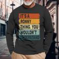 Its A Ronny Thing Ronny Name Personalized Long Sleeve T-Shirt Gifts for Old Men