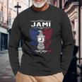 Jami Name Jami Eagle Lifetime Member Gif Long Sleeve T-Shirt Gifts for Old Men