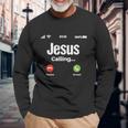 Jesus Calling John 316 Christian Accept Christ Long Sleeve T-Shirt Gifts for Old Men
