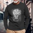 Jesus Is King Lion Christian Long Sleeve T-Shirt Gifts for Old Men