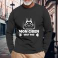Jpeux Pas Mon Chien Veut Pas Long Sleeve T-Shirt Geschenke für alte Männer