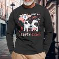 Just A Girl Who Loves Cows For A Girl Loves Cows Long Sleeve T-Shirt T-Shirt Gifts for Old Men