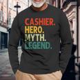 Kassierer Hero Myth Legend Retro-Kassierer Im Vintage-Stil Langarmshirts Geschenke für alte Männer