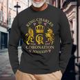 King Charles Iii British Monarch Royal Coronation May 2023 Long Sleeve T-Shirt T-Shirt Gifts for Old Men