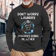 Laundry Room Wash Day Laundry Pile Mom Life Long Sleeve T-Shirt Gifts for Old Men
