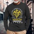 The Legend Is Alive Anson Name Long Sleeve T-Shirt Gifts for Old Men