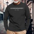 Legendaddy Est. 2022 Herren Langarmshirts in Schwarz, Vatertag Design Geschenke für alte Männer