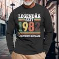 Legendär Seit 1982 Geburtstag Langarmshirts Geschenke für alte Männer